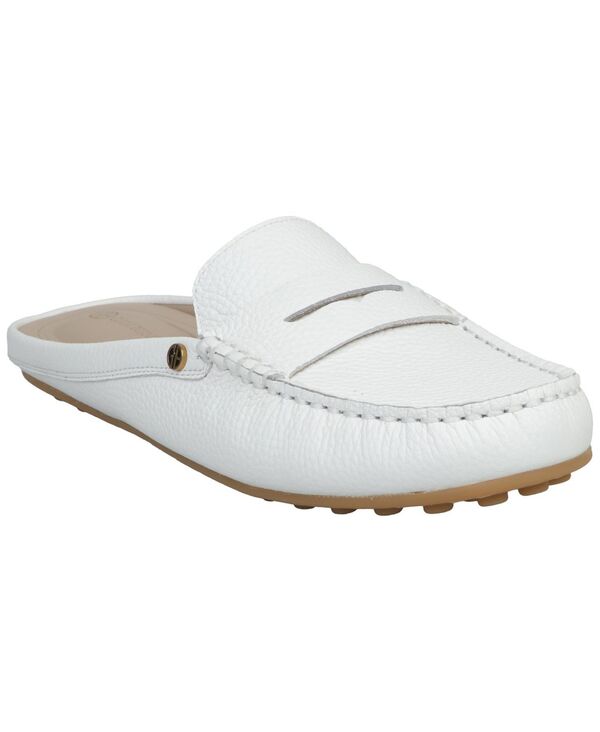 ジャーニ ベルニーニ レディース シューズ スリッポン・ローファー Giani Bernini Women\u0027s Aimeey Slip On Driver Mules White Leather 白いこと
