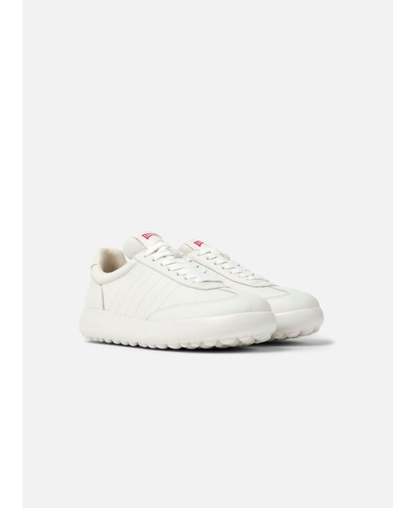 カンペール レディース シューズ スニーカー レザー Camper Women\'s Pelotas XLF Leather Sneaker White natural ホワイト|ReVida 店