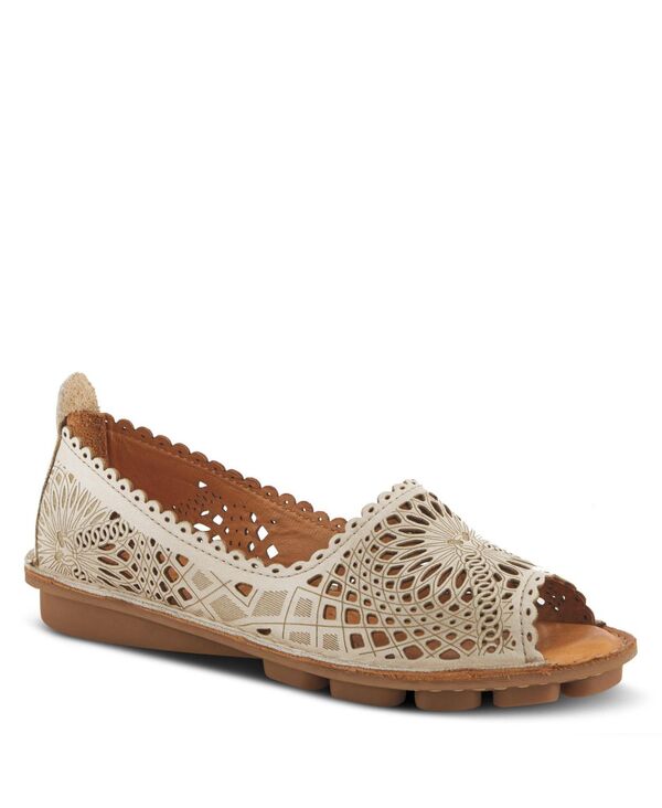 春季足付き レディース シューズ スリッポン・ローファー Spring Step Brandal Women\u0027slip-On Shoe with Rubber Sole Light grey 薄墨色 レディース靴-ローファー-靴