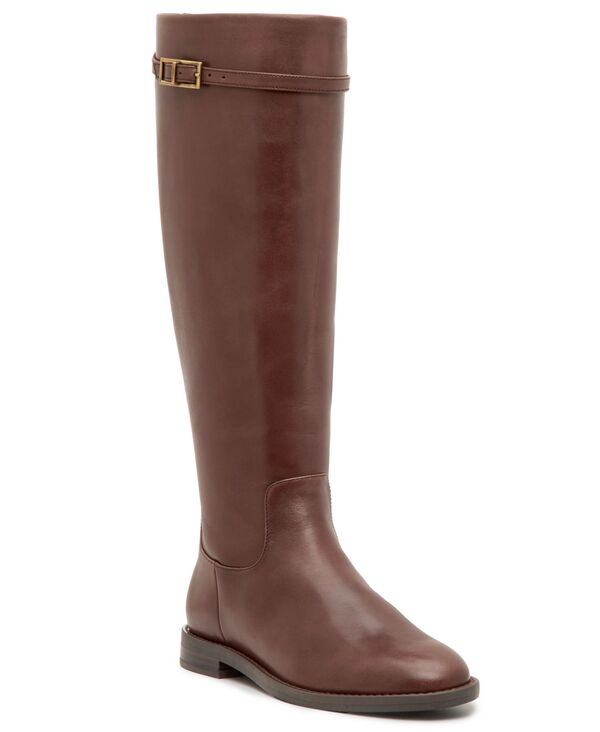 アイ.エヌ.シー インターナショナル コンセプト レディース シューズ ブーツ・レインブーツ I.N.C. International Concepts Women's Britta Riding Boots Roasted Brown Leather ブラウン|ReVida 店