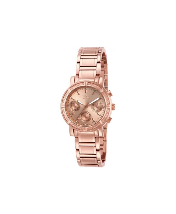 インビクタ レディース アクセサリー 腕時計 Invicta Women's 14874 Wildflower Quartz Chronograph Dial Watch Rose gold ゴールド|ReVida 店