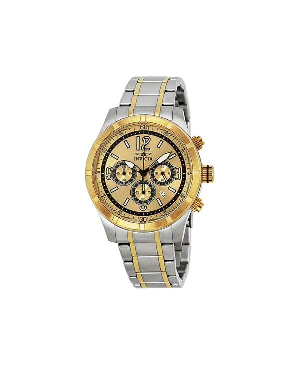 インビクタ メンズ 付属物 ウオッチ Invicta Men\u0027s 11374 Specialty Quartz Chronograph Goldial Watch Silvergold ゴールド