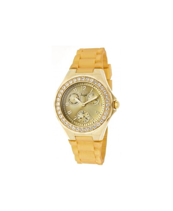 インビクタ レディース アクセサリー 腕時計 Invicta Women's 1650 Angel Quartz Chronograph Dial Watch Gold ゴールド｜ReVida 店