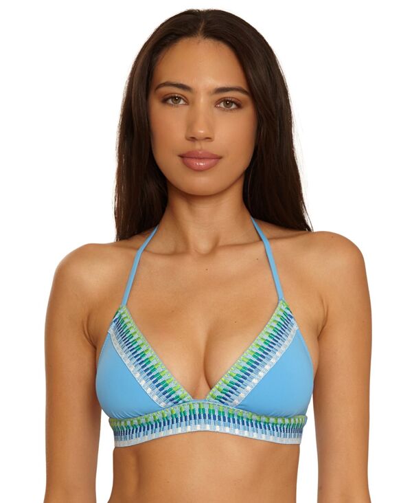ベッカ レディース アクセサリー 帽子 Becca Women's Fiesta Basket Weave Trim Hatler Top Sky Blue ブルー|ReVida 店