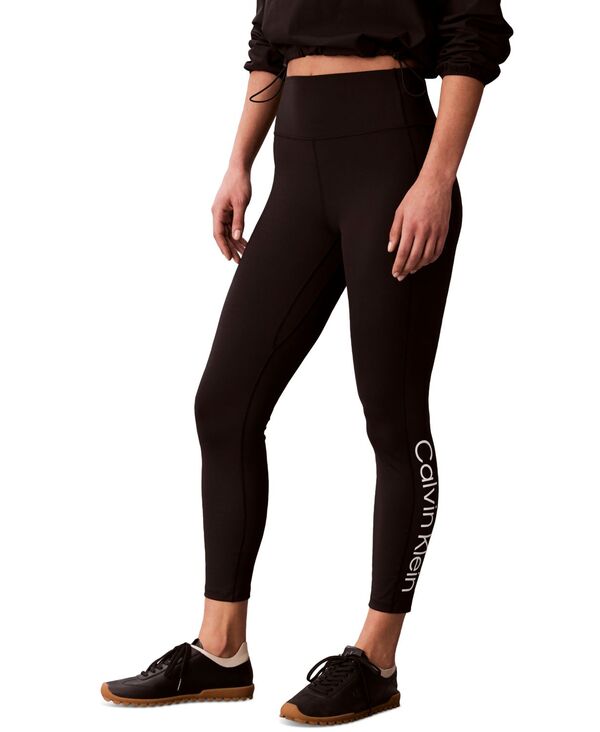 カルバンクライン レディース ボトムス レギンス Calvin Klein Performance Women Icon Sport High-Rise Pocket Leggings Black ブラック