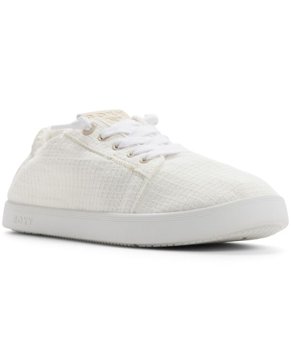 ロキシー レディース シューズ スニーカー レース Roxy Women's Mauka Lace Upsneakers White ホワイト｜ReVida 店