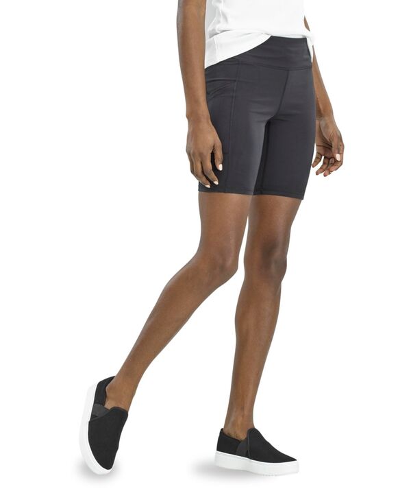 ヒュー レディース ボトムス ハーフパンツ・ショーツ ショートパンツ Hue Active Pep Talking Bike Shorts Black ブラック｜ReVida 店