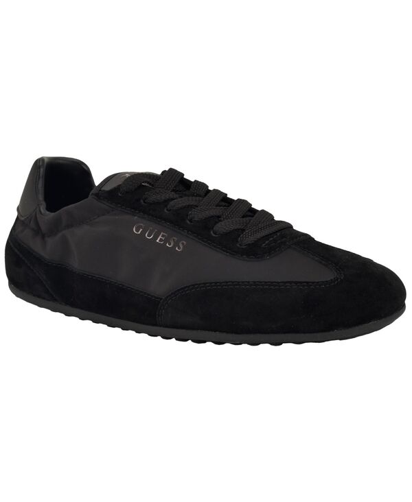 ゲス レディース シューズ スニーカー スピード競技 GUESS Womens Rachale Low Profile Lace-Up Sneakers Black 黒いこと