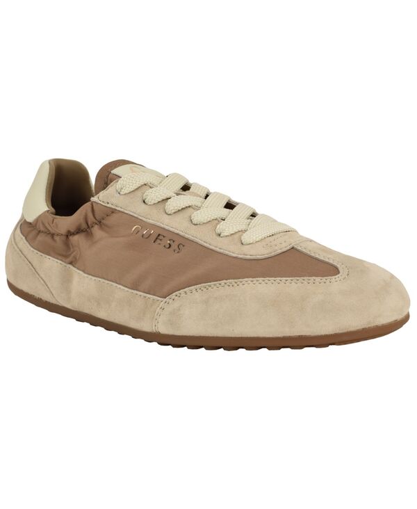 ゲス レディース シューズ スニーカー スピード競技 GUESS Womens Rachale Low Profile Lace-Up Sneakers Natural