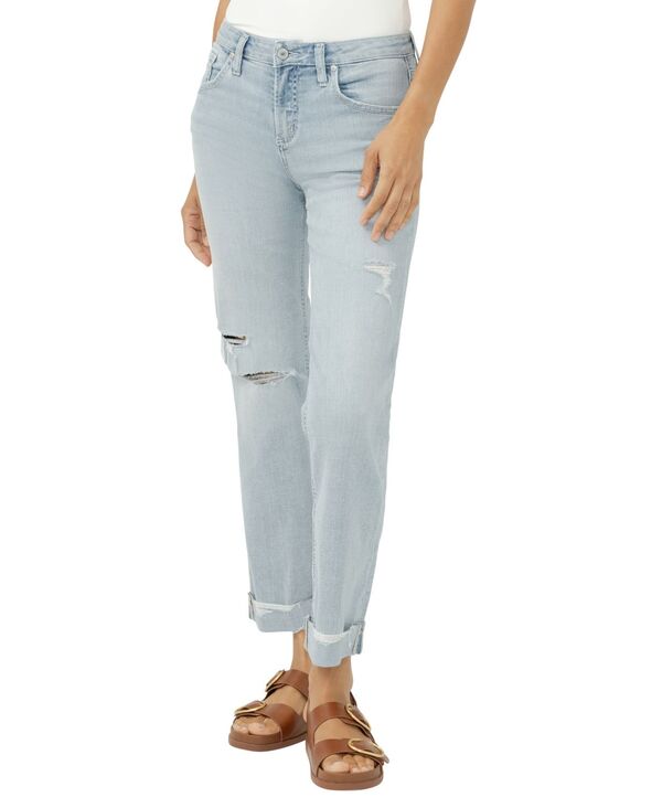 シルバー ジーンズ レディース ボトムス デニムパンツ ストレート チェルシー Silver Jeans Co. Women's Chelsea Mid-Rise Straight Leg Luxe Stretch Jeans Paradise Cove|ReVida 店