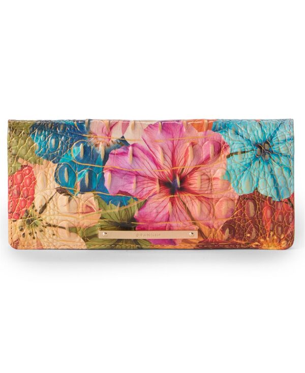 ブランミン レディース 付属品 紙入れ なめし革 Brahmin Ady Leather Bifold Wallet Florita