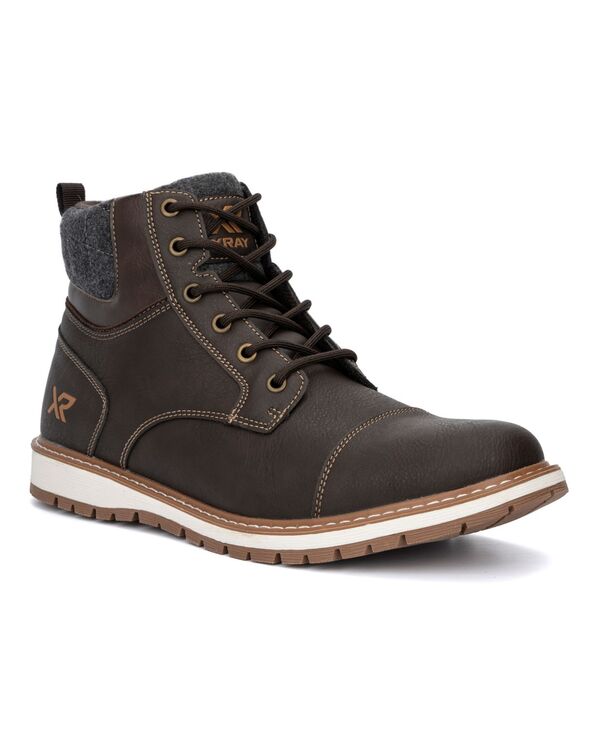 エックス花の冠 メンズ シューズ ブーツ・レインブーツ スピード競技 XRAY Men\u0027s Roman Lace-Up Boots Brown 赤銅色