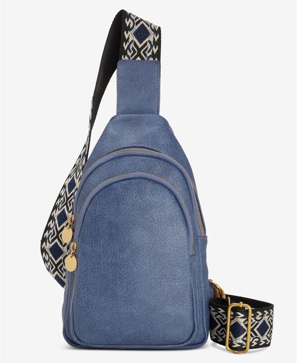 スタイルアンドコー レディース 御徒面子 Style \u0026 Co Webbing Strap Small Sling Bag Exclusively at Macy\u0027s Moonlight
