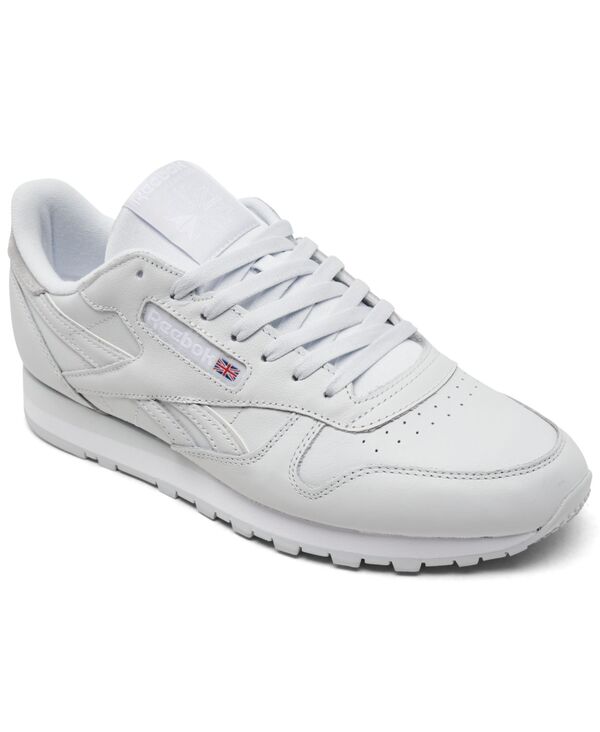 リーボック メンズ シューズ スニーカー なめし革 Reebok Men\u0027s Classic Leather Casual Sneakers from Finish Line Barely Gray White 白いこと