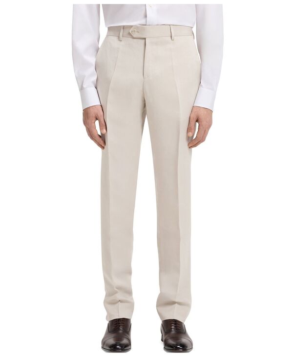 ヒューゴボス メンズ ボトムス カジュアルパンツ BOSS by Hugo Boss BECKHAM x BOSS Men's Micro Pattern Slim-Fit Pants Open Gray グレー|ReVida 店