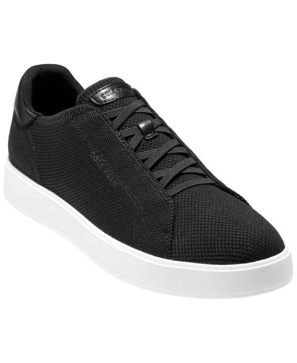 コールハーン メンズ シューズ スリッポン・ローファー スニーカー Cole Haan Men's Grandpro Luxe Slip-on Stitchlite Sneakers Black/White ホワイト｜ReVida 店