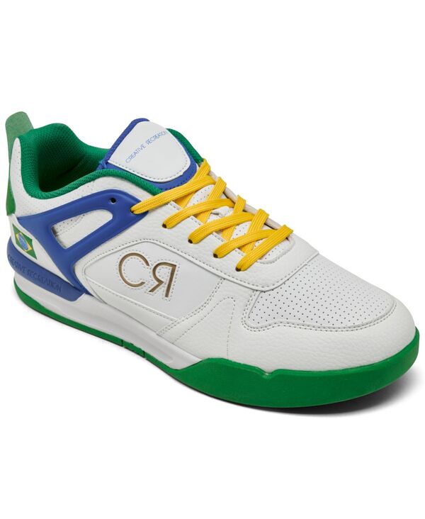 創造的命のせんたく メンズ シューズ スニーカー Creative Recreation Men\u0027s Reclassic Brazil Casual Sneakers from Finish Line White Green Blue 白いこと