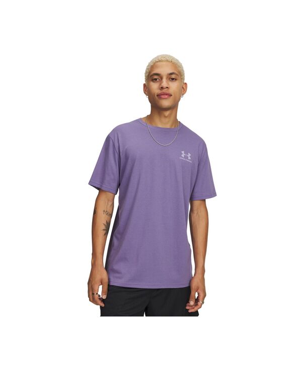 アンダーアーマー メンズ トップス ティーシャツ 運動競技表現スタイル 半袖 Under Armour Men\u0027sportstyleft Chest Short-Sleeve T-Shirt Purple Luxe - 521 パープル Tシャツ・カットソー-トップス-メンズファッション