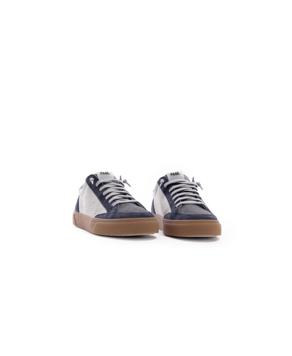 ピーフォーフォーエイト メンズ シューズ スニーカー P448 Men\u0027soho Sneaker Gray Navy 薄墨色