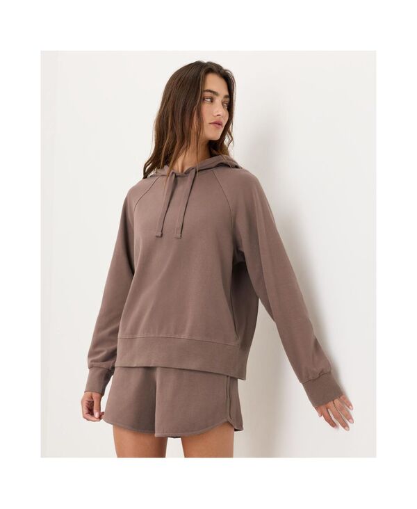 パクト レディース アウター パーカー・スウェット コットン ニット Pact Women's Organicotton Cloud Knit Hoodie Deep taupe トープ｜ReVida 店 17,836円