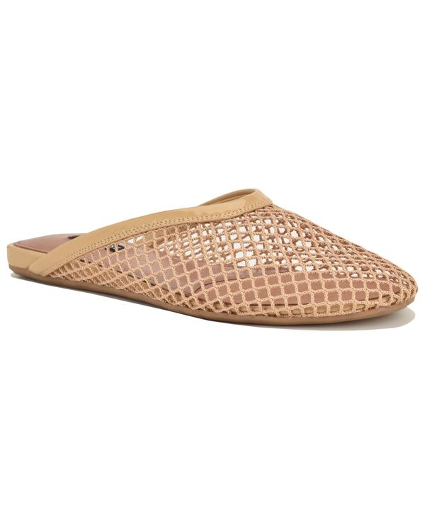 ナインウェスト レディース シューズ スリッポン・ローファー メッシュ Nine West Women\u0027s Daniela Mesh Round Toe Slip-On Mules Light Natural