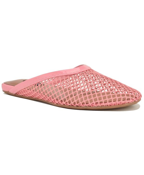 ナインウェスト レディース シューズ スリッポン・ローファー メッシュ Nine West Women\u0027s Daniela Mesh Round Toe Slip-On Mules Pink サクラ色