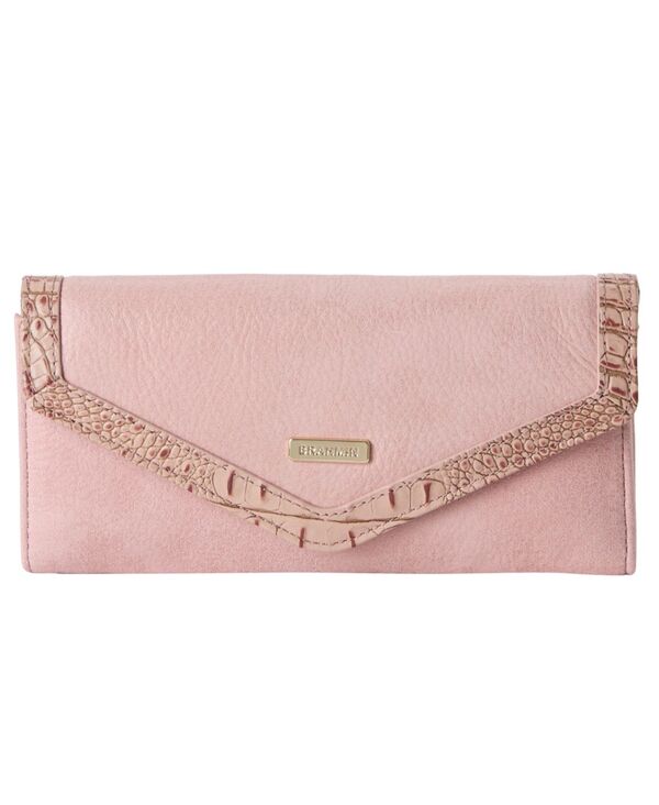 ブランミン レディース 付属品 紙入れ ミニ Brahmin Veronica Envelope-Style Mini Wallet Blush 毛はらい