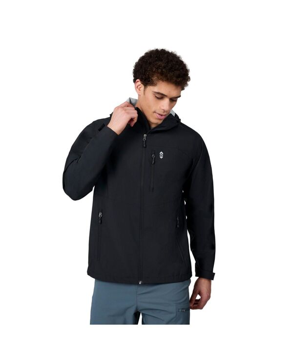 無償性 カントリー メンズ アウター 上衣・上衣 Free Country Men\u0027s Hydro Lite Highline II Bomber Jacket Black 黒いこと