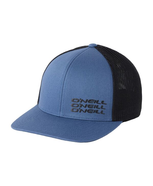 オニール メンズ アクセサリー 帽子 O'Neill Stacked Stretch-Fit Hat Captain's Blue ブルー｜ReVida 店