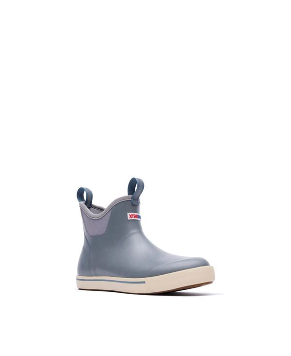 エクストラタフ メンズ シューズ ブーツ・レインブーツ アンクル XTRATUF Men's Ankle Deck Boot Pro Grey グレー｜ReVida 店 27,860円