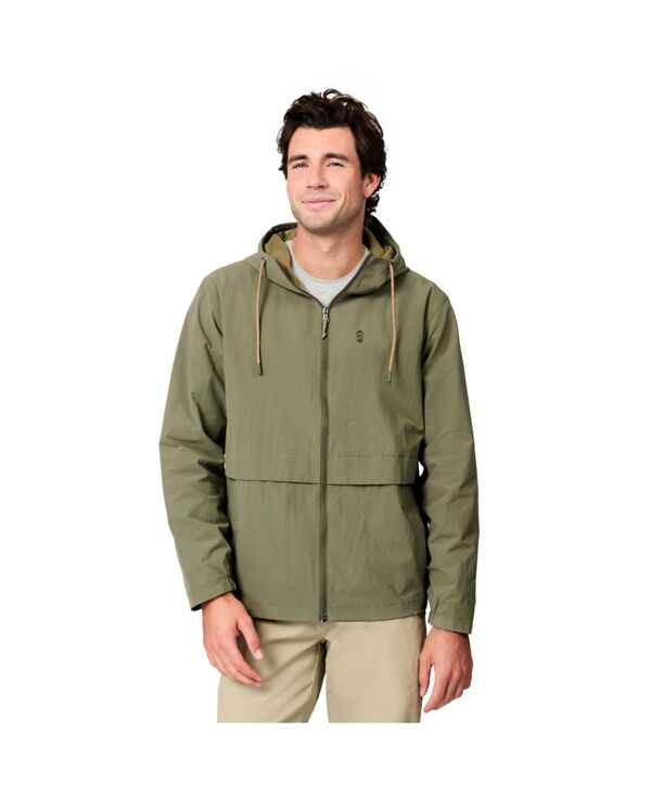 無償性 カントリー メンズ アウター 上衣・上衣 ナイロン Free Country Men\u0027s Deluge Sanded Nylon Jacket Vine