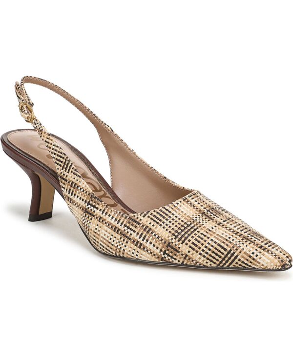 サムエデルマン レディース シューズ パンプス Sam Edelman Women\u0027s Bianka Slingback Pumps Natural Multi Faux Raffia マルチ色つや