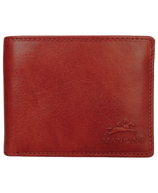 マンシーニ メンズ 付属品 紙入れ Mancini Men\u0027s Bill-Fold Wallet Camel 駱駝