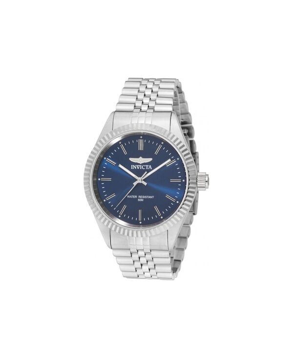 インビクタ メンズ アクセサリー 腕時計 Invicta Men'specialty Quartz 3 Handial Watch Silver シルバー｜ReVida 店