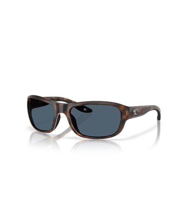 コスタデルマール レディース 添え物 サングラス・アイウェア Costa Del Mar Unisex Rectangle Clipperton Polarized Sunglasses 6S9119 Tortoise