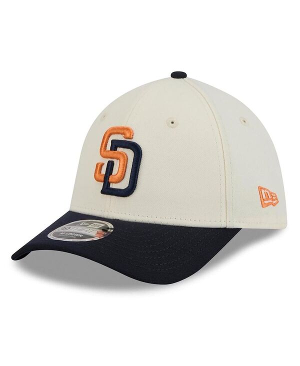 ニューエラ メンズ アクセサリー 帽子 New Era Men's Cream/Navy San Diego Padres 2026 City Connect M-Crown 39THIRTY Flex Hat Cream Navy クリーム｜ReVida 店