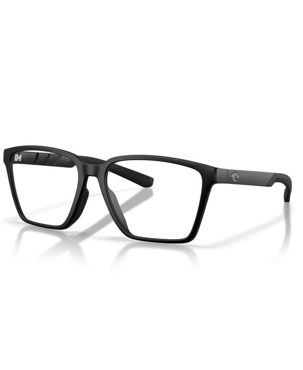 コスタデルマール レディース 添え物 サングラス・アイウェア Costa Del Mar Unisex Squareyeglasses 6A8031 Matte Black 黒いこと