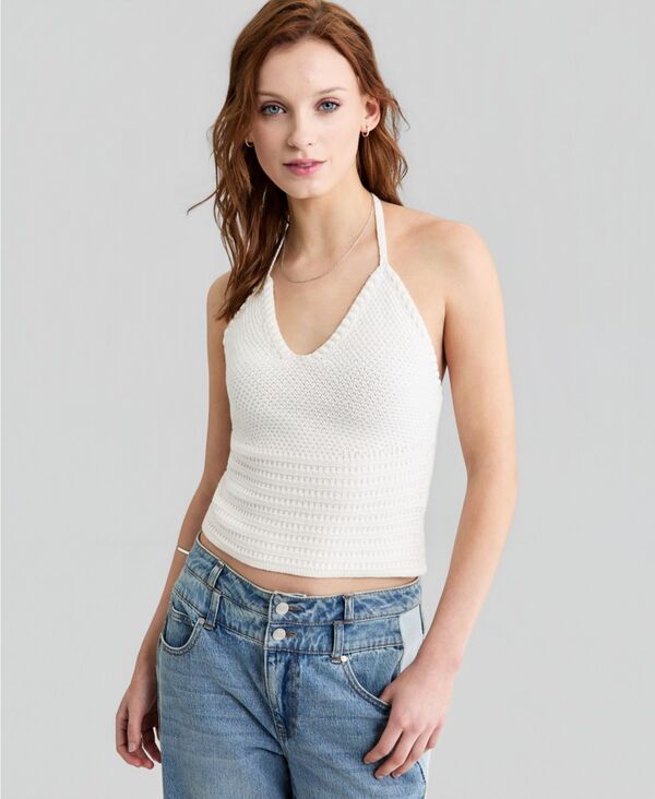 アンドノウディス レディース トップス 貯蔵タンクいの一番 Vのど首 編み物 ホルター And Now This Women\u0027s Halter V-Necknitank Top Macy\u0027s Exclusive Calla Lilly タンクトップ-レディースファッション