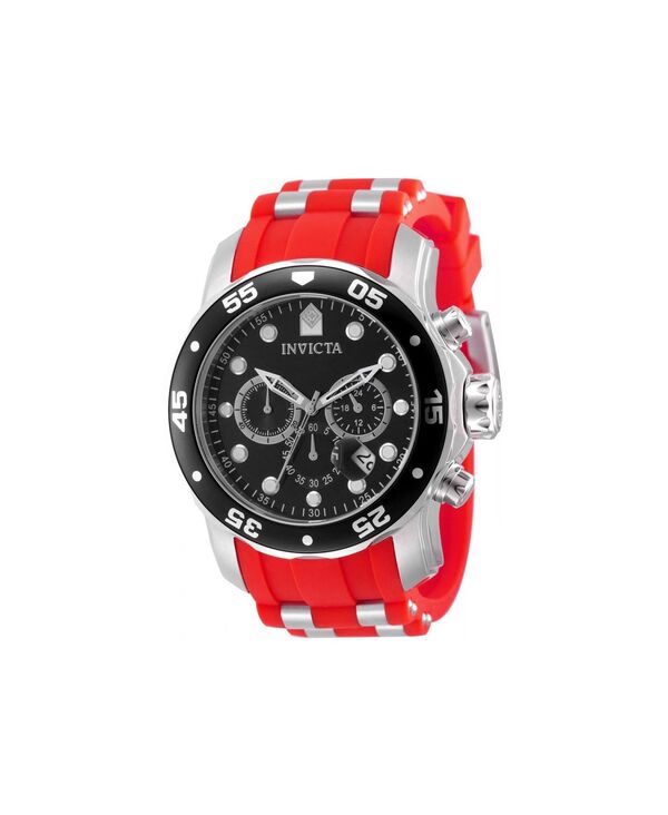 インビクタ メンズ 添え物 ウオッチ Invicta Men\u0027s 49829 Pro Diver Quartz VD53 Metal Dial Watch Red 赤いこと