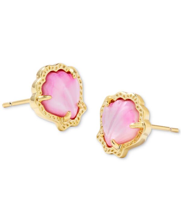ケンドラスコット レディース アクセサリー ピアス・イヤリング Kendra Scott 14k Gold-Plated Stone Shell Stud Earrings Gold Blush ブラッシュ|ReVida 店