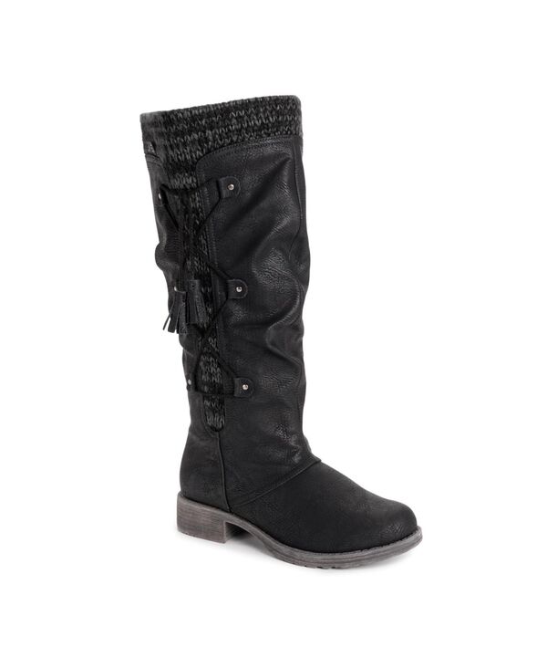 ムクルクス レディース シューズ ブーツ・レインブーツ MUK LUKS Women's Bianca Beverly Boots Black ブラック｜ReVida 店