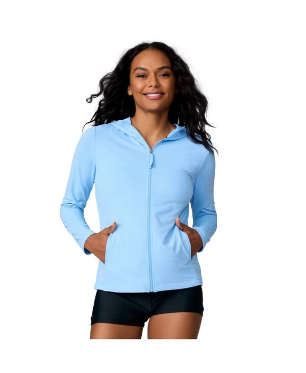フリー カントリー レディース トップス シャツ Free Country Women'sunFree Full Zip UPF Sunshirt Cloud｜ReVida 店