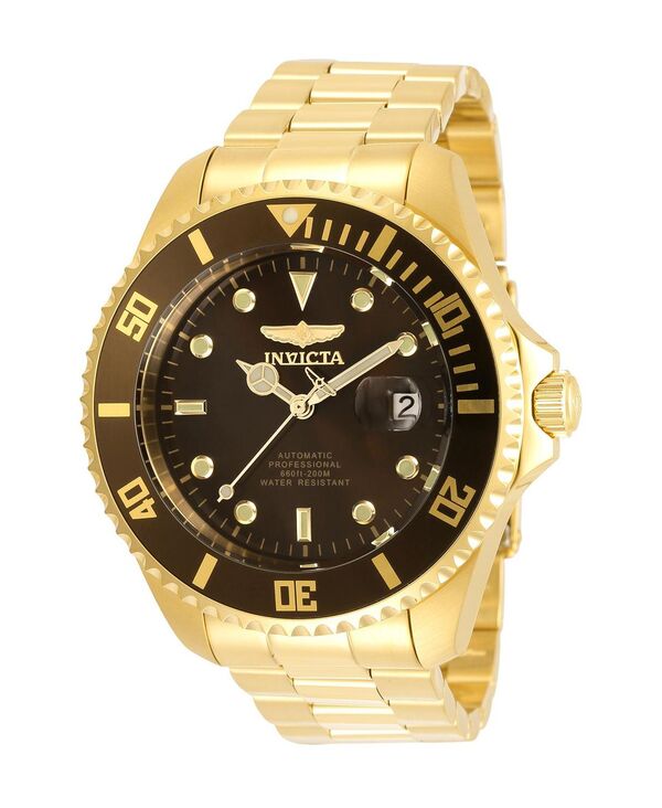 インビクタ メンズ 添え物 ウオッチ Invicta Men\u0027s 35725 Pro Diver Automatic 3 Handesert Sandial Watch Gold ゴールド