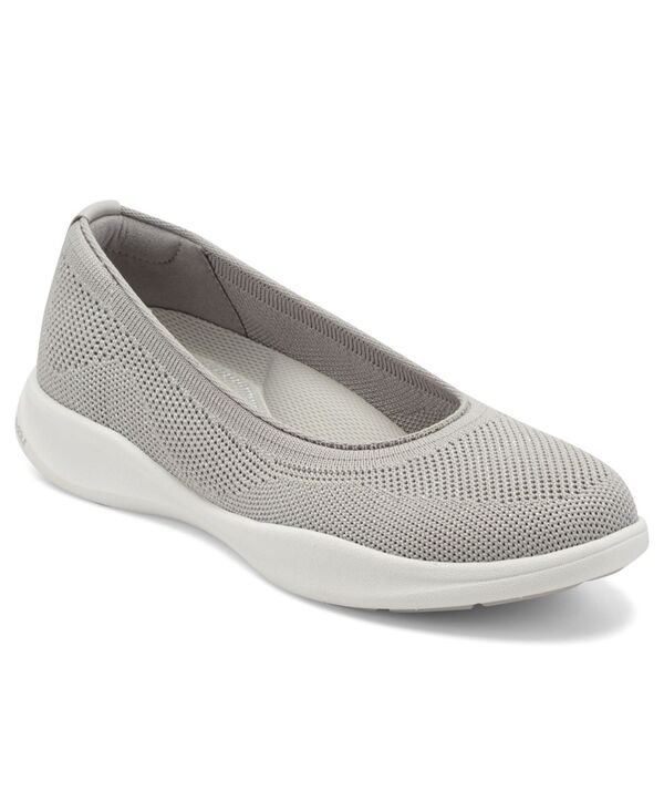 鍵を掛ける界面 レディース シューズ スリッポン・ローファー Rockport Women\u0027s Roana Slip-On Round Toe Flats Light Gray 薄墨色 レディース靴-靴-ローファー