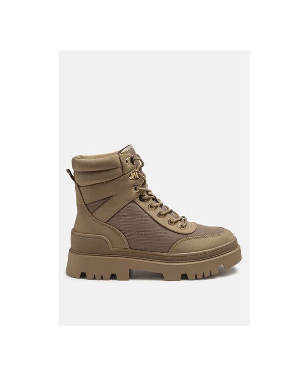 ロンドンラグ レディース シューズ ブーツ・レインブーツ アンクル スピード競技 London Rag Womens Mood Lace Up Ankle Boots Taupe トープ 靴-その他-レディース靴