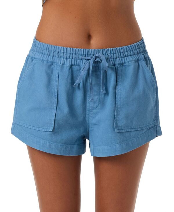 オニール レディース ボトムス ハーフパンツ・ショーツ ショートパンツ O'Neill Women's Relaxed Woven Shorts Captain's Blue ブルー|ReVida 店