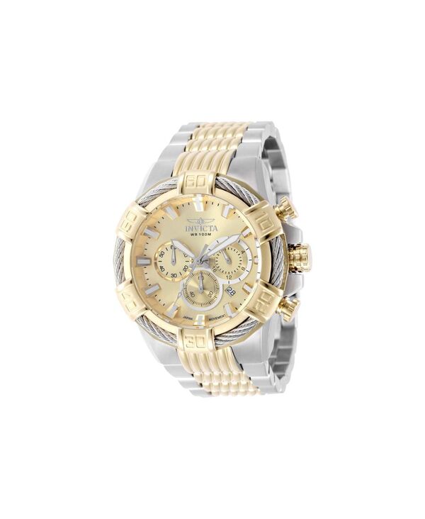 インビクタ メンズ 佩び物 ウォッチ Invicta Men\u0027s 49902 Bolt Quartz VD53 Brass Dial Watch Gold steel ゴールド