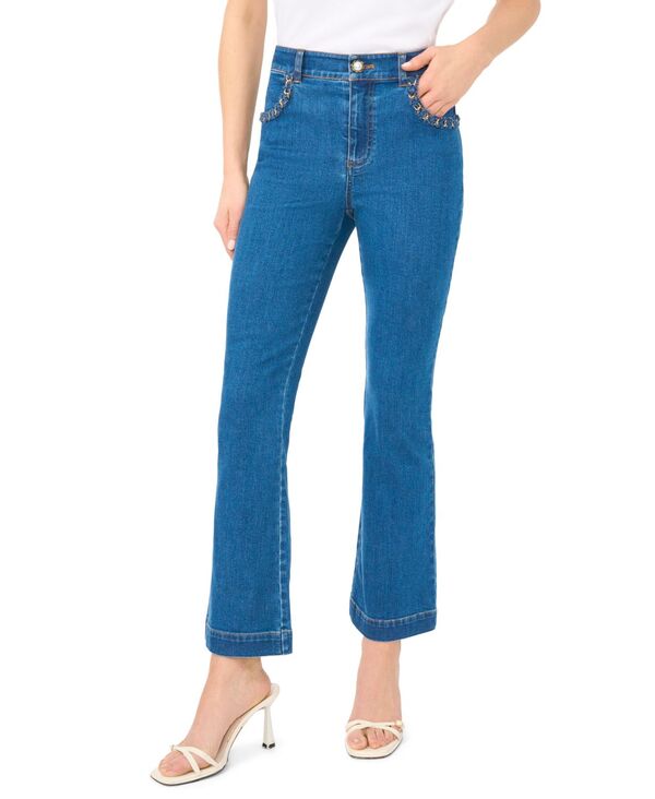 セセ レディース シューズ ブーツ・レインブーツカット デニム ジーンズ CeCe Women's Fitted Bootcut Denim Jeans Rivera Blue ブルー|ReVida 店