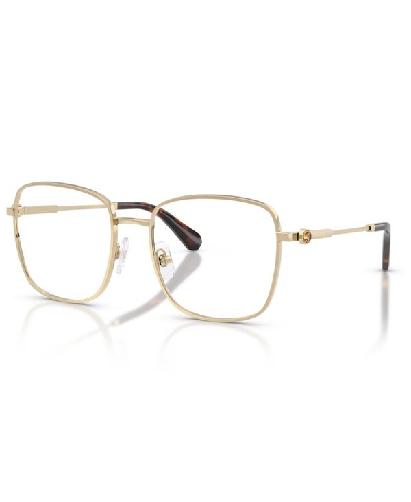 スワロフスキー レディース 添え物 サングラス・アイウェア Swarovski Women\u0027squareyeglassesK1036 Pale Gold ゴールド