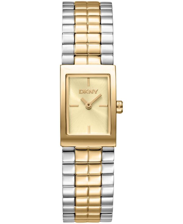 ダナ キャラン ニューヨーク レディース アクセサリー 腕時計 DKNY Women'signature Shape Quartz Two-Tone Bracelet Watch 17x25.5mm Champagne シャンパン|ReVida 店